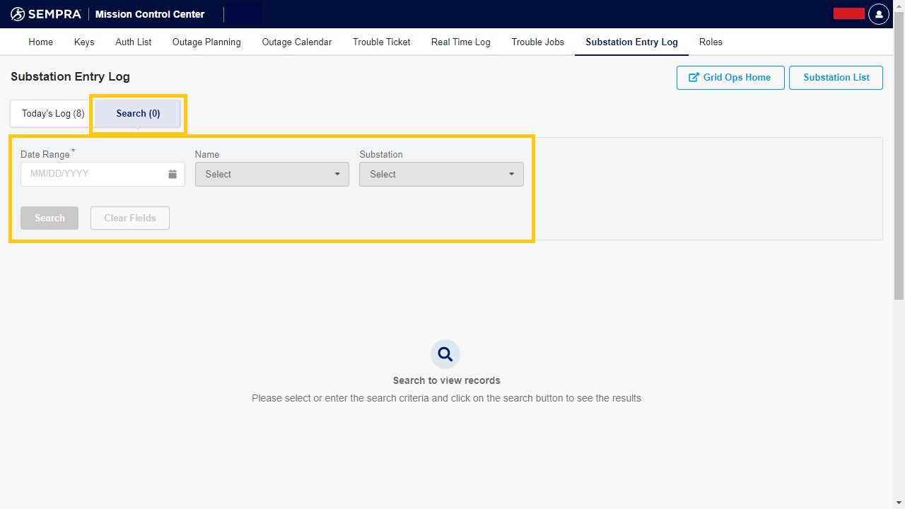 New Requirement Button