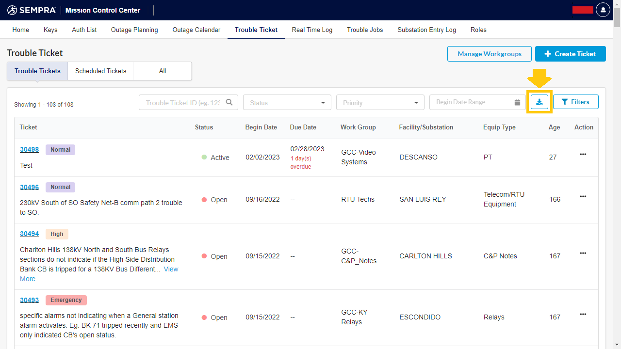 Trouble Ticket Download